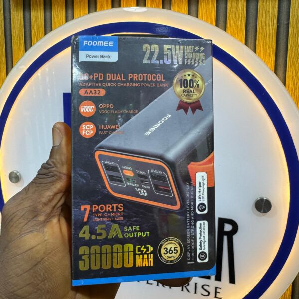 FOOMEE Power Bank - 30,000 MAH
