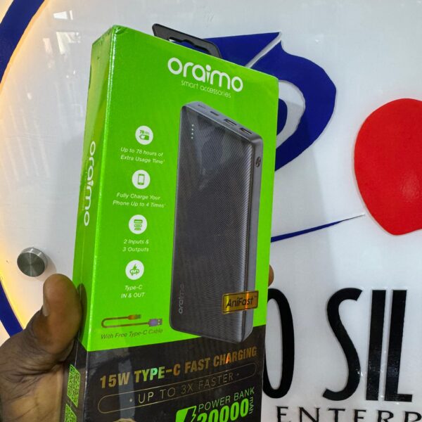 Oraimo UltraCharge Power Bank - 20,000MAH